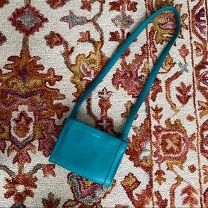 Matt & Nat Vegan Leather Turquoise Crossbody Bag